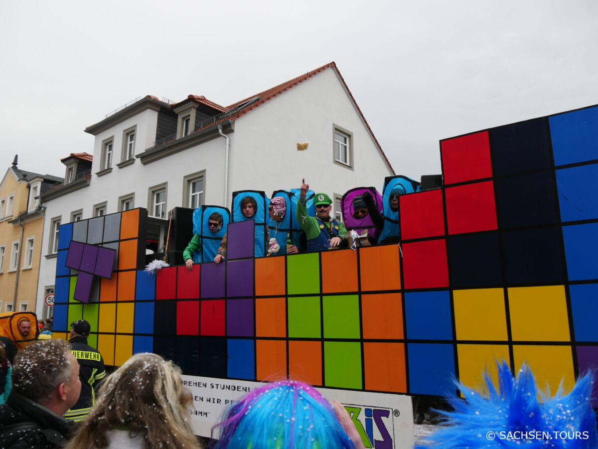Tetris - Karneval in Radeburg
