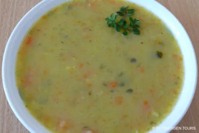 Kartoffelsuppe aus rohen Kartoffeln