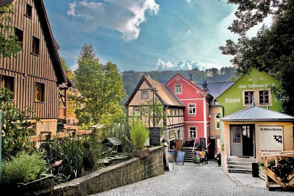 Historische Mühle und Bäckerei in Schmilka