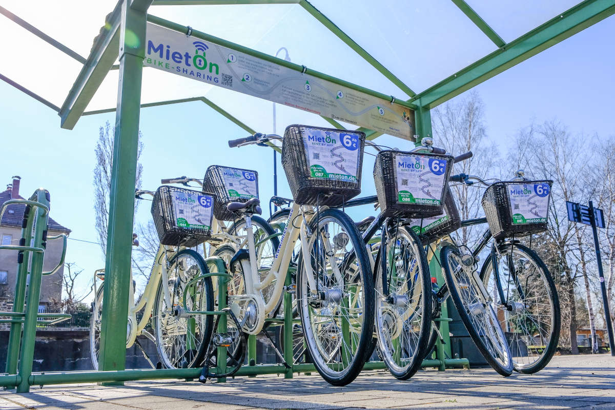 Fahrradverleih am Bahnhof Moritzburg