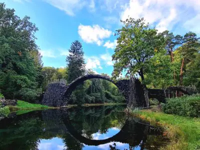 Rakotzbrücke per Rad erkunden