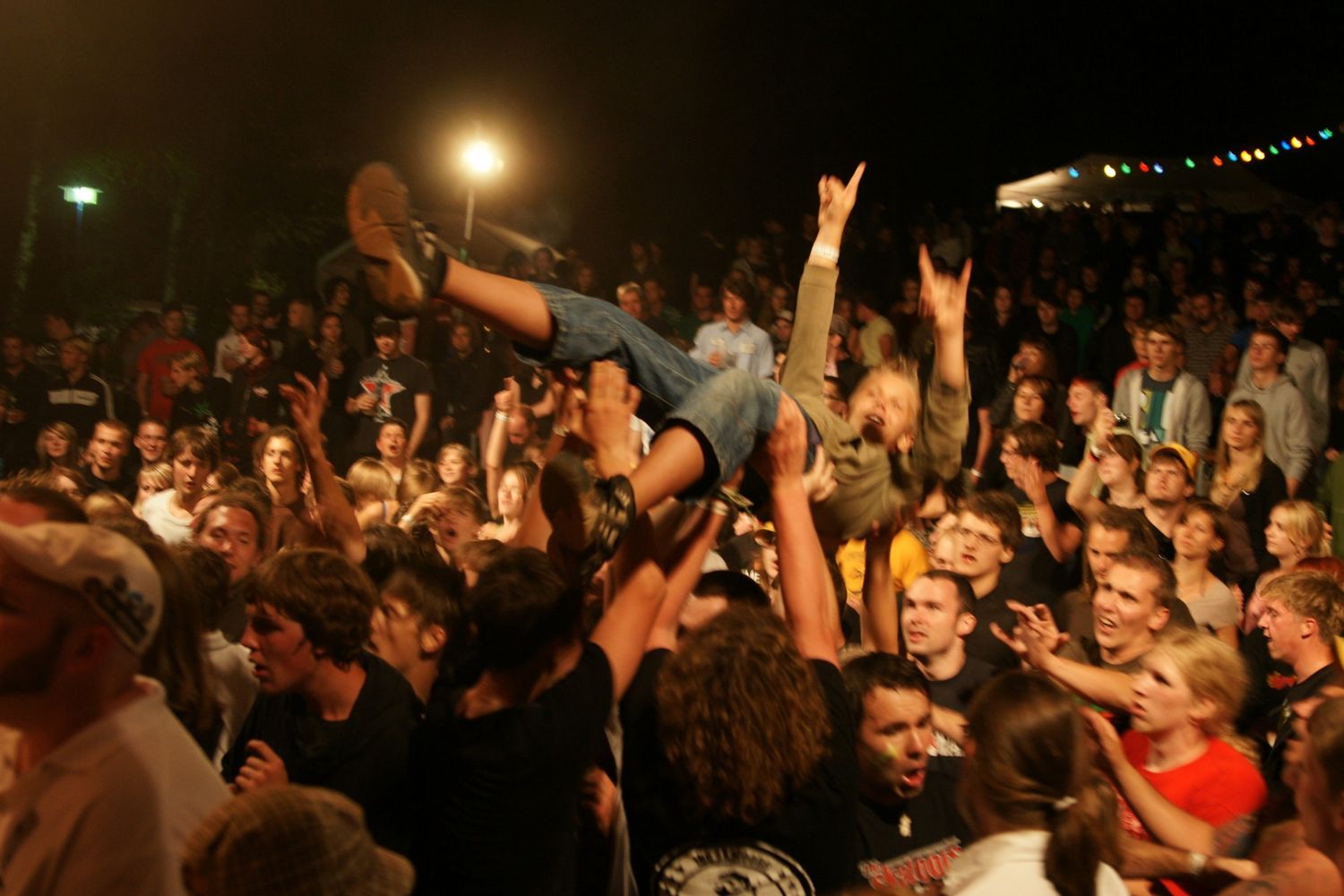 Fans bei Rock in Leuben
